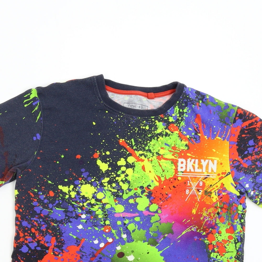 NEXT Boys Multicoloured   Basic T-Shirt Size 9 Years  - BKLYN