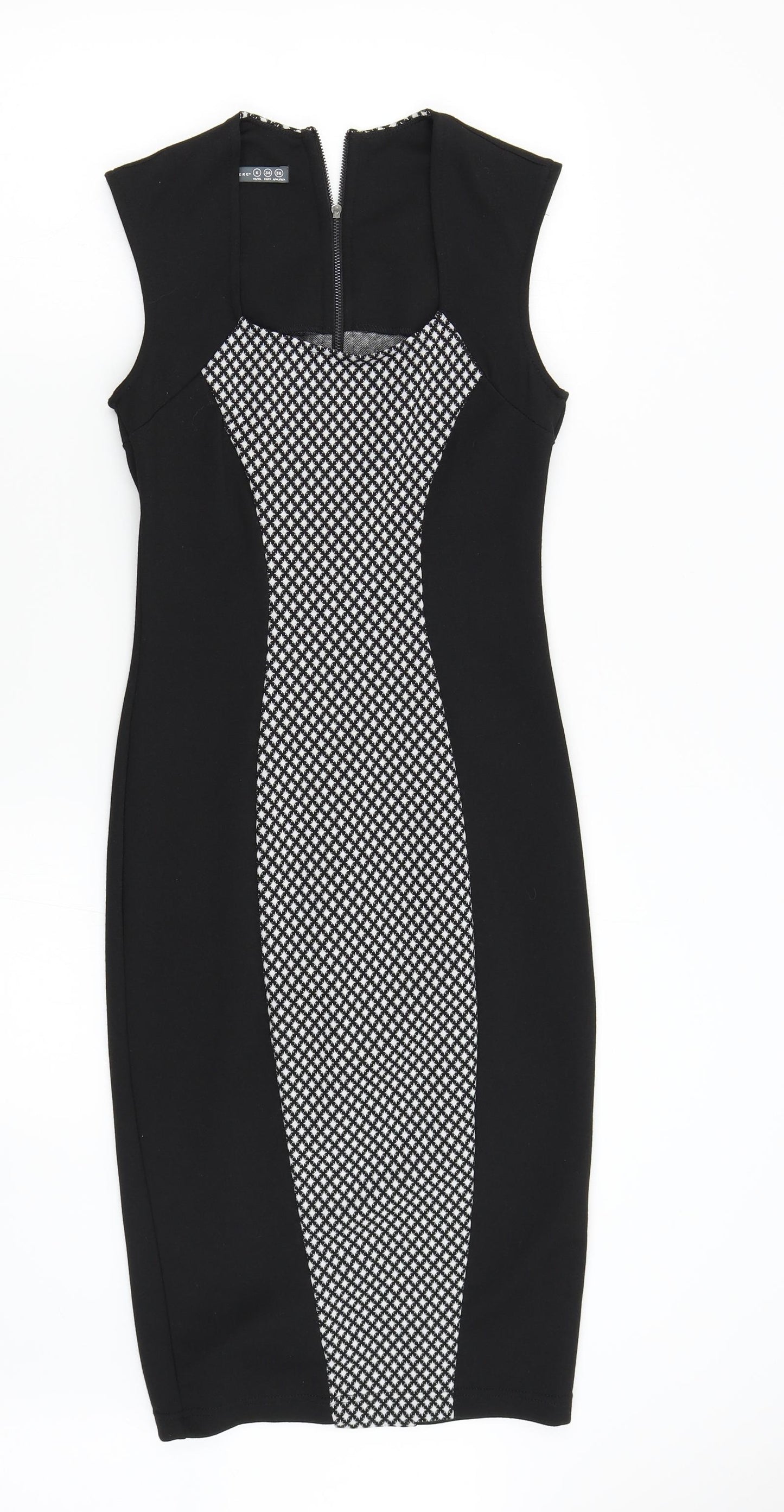 Primark Womens Black   Bodycon  Size 6