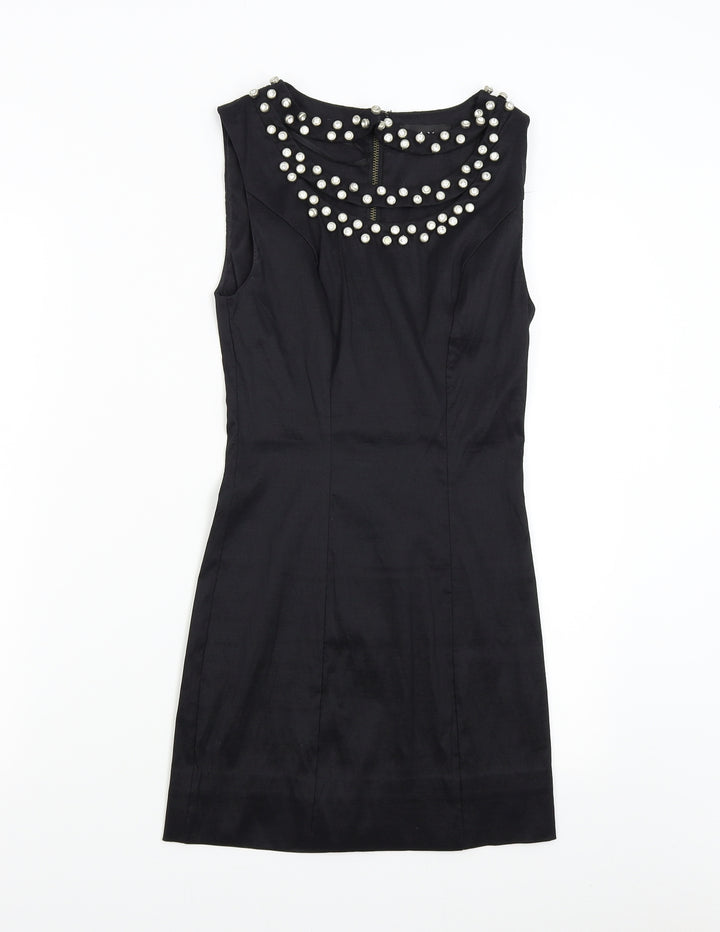 AX Paris Womens Black Shift Size 8