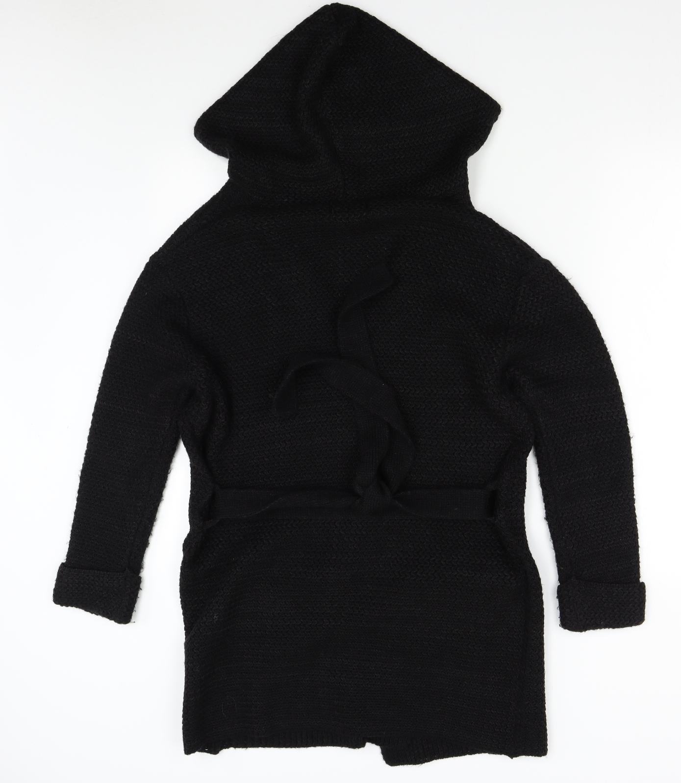 Primark Womens Black  Knit Cardigan Jumper Size S