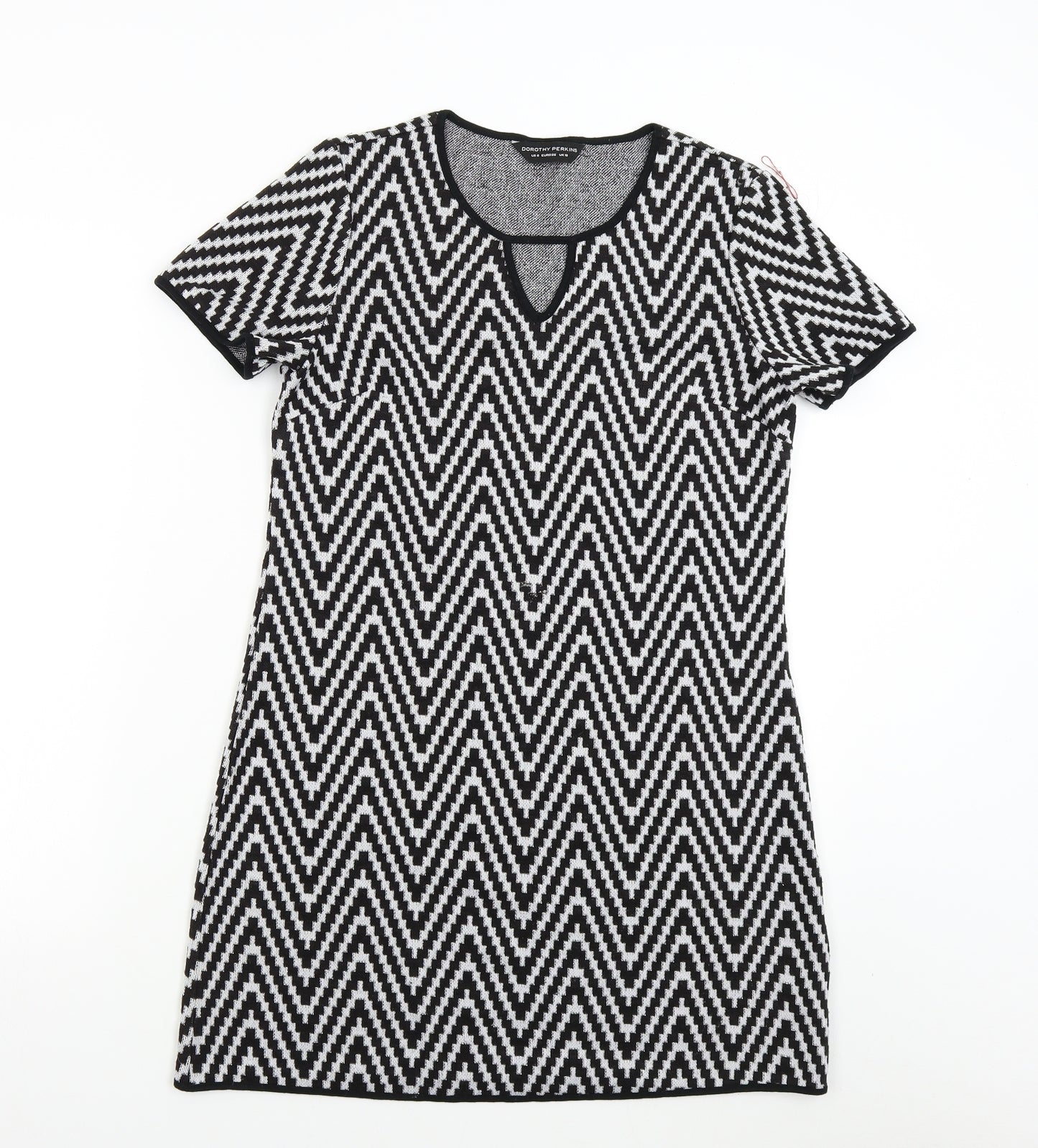Dorothy Perkins Womens Multicoloured Geometric  Slip Dress  Size 10