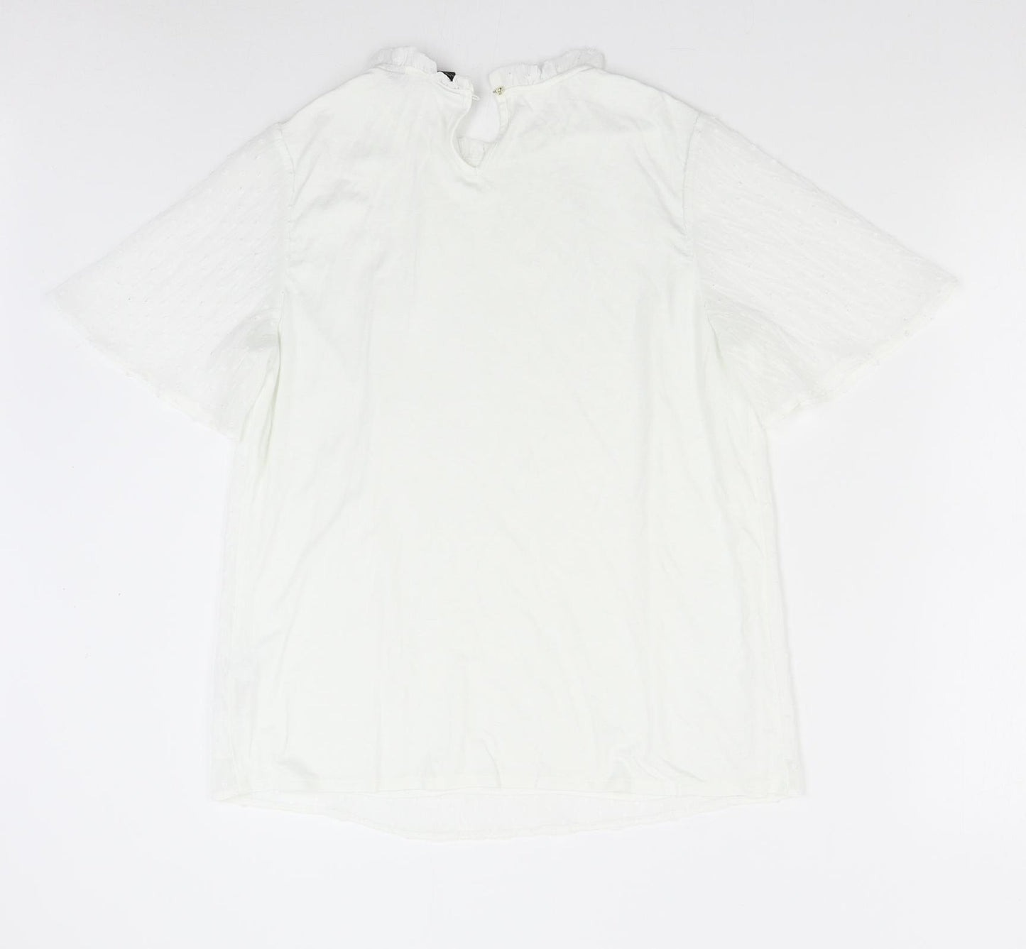 F&F Womens White   Basic Blouse Size 12