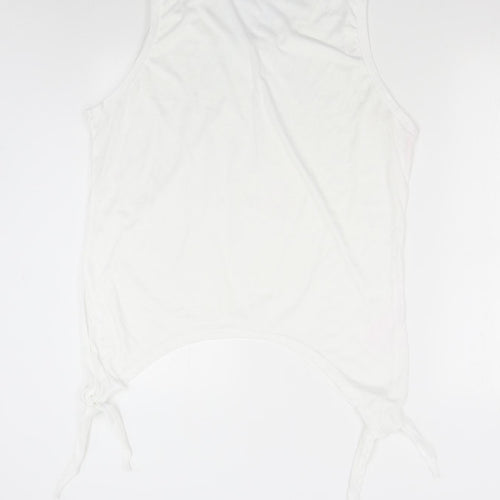 Hequ Womens White   Basic Blouse Size 2XL