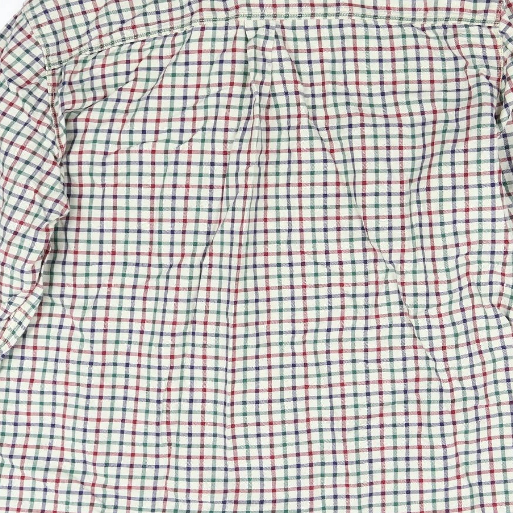 NEXT Mens Multicoloured Check   Button-Up Size XL