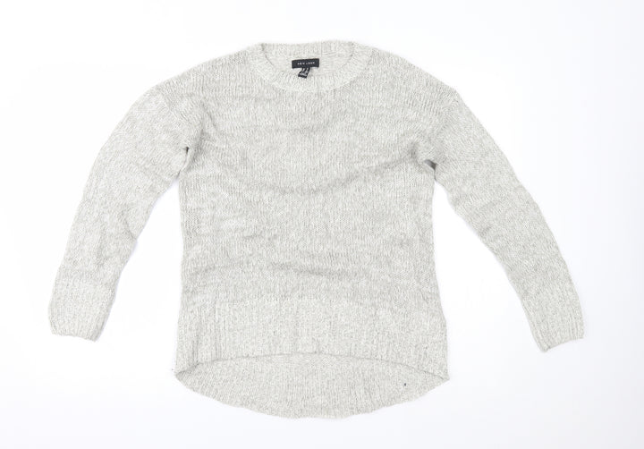 New Look Womens Grey Pullover Jumper Size S