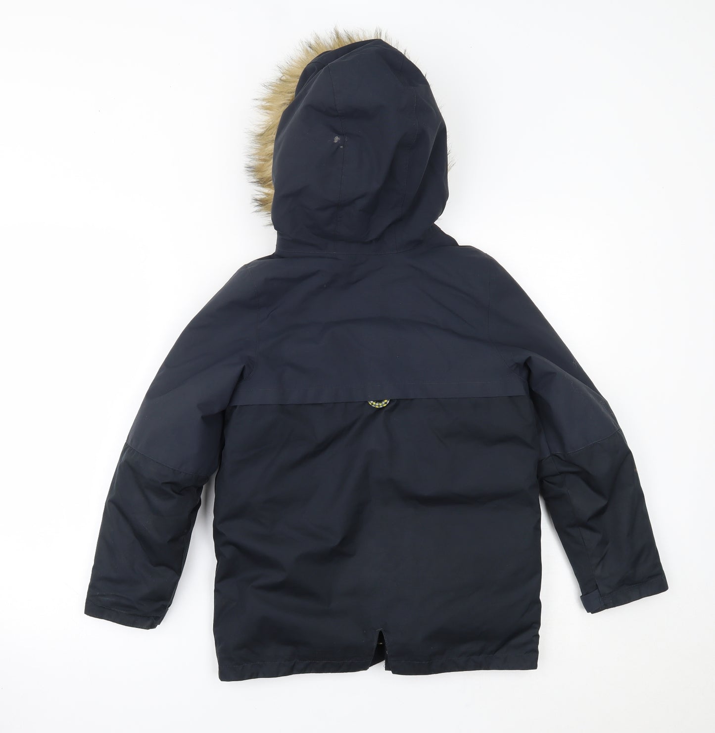 DECATHLON Boys Blue   Overcoat Coat Size 8-9 Years