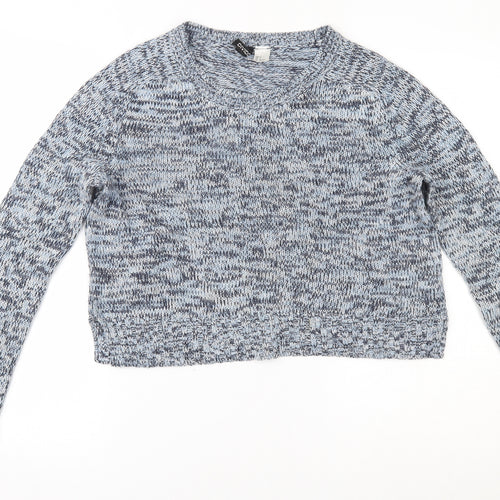 H&M Womens Blue   Pullover Jumper Size S