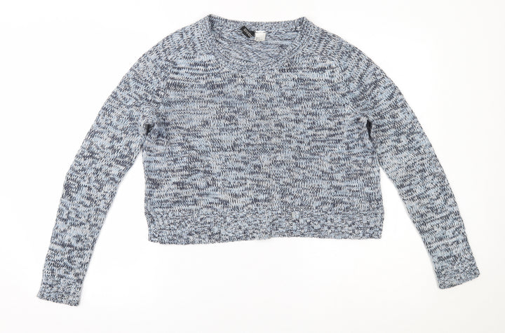 H&M Womens Blue Pullover Jumper Size S