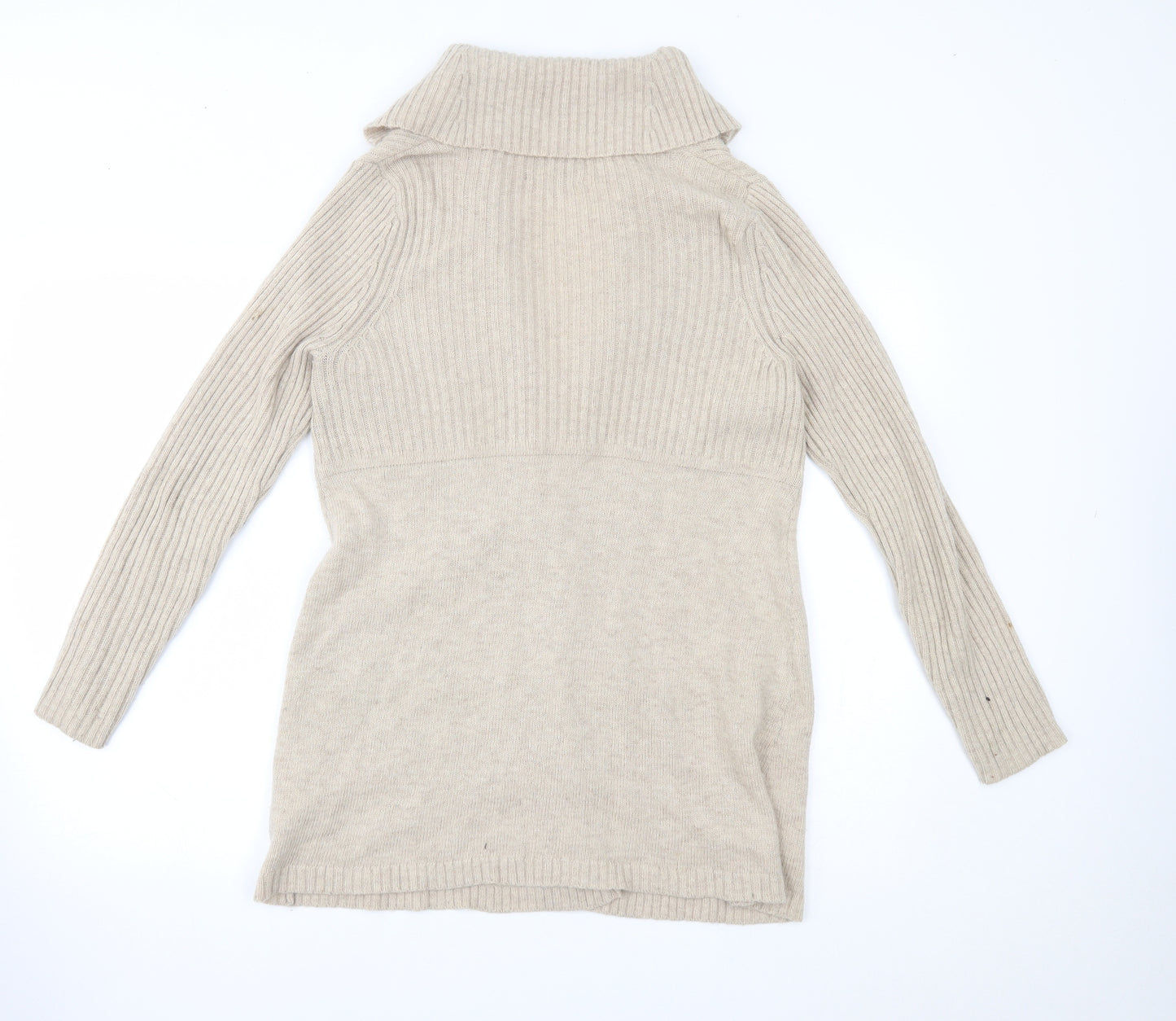 Cynthia Rowley Womens Beige   Cardigan Jumper Size XL