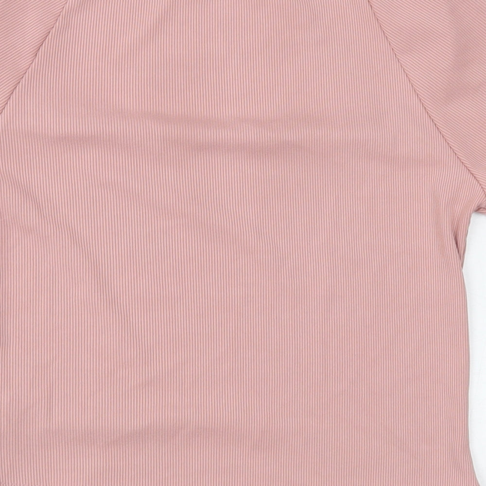 SheIn Womens Pink   Cropped Blouse Size M