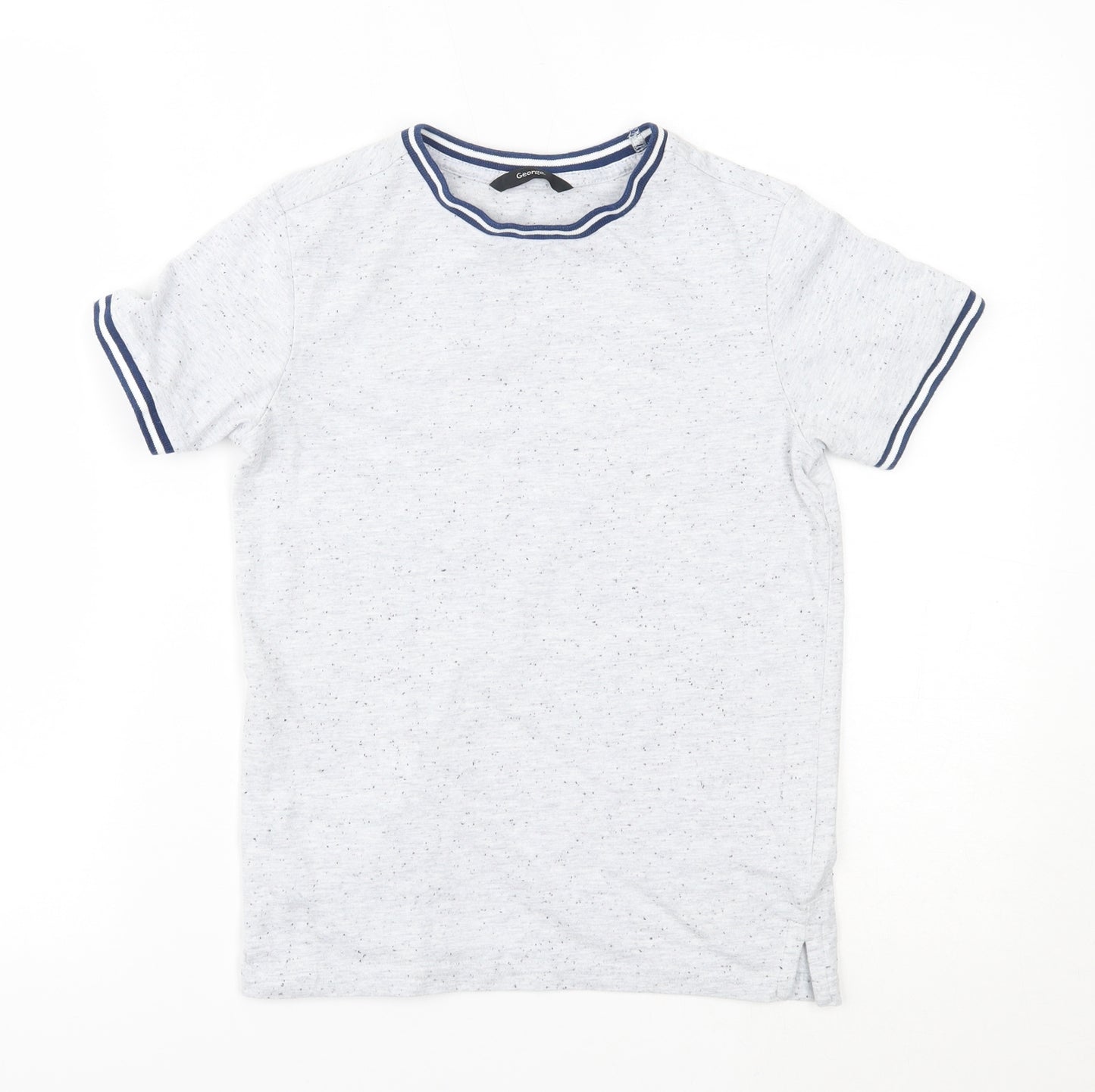 George Boys Grey   Basic T-Shirt Size 9-10 Years