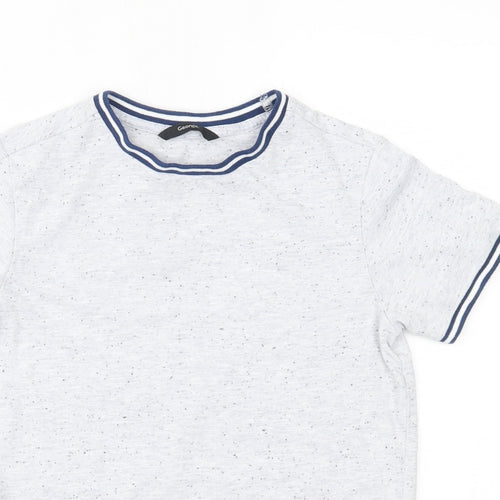 George Boys Grey   Basic T-Shirt Size 9-10 Years