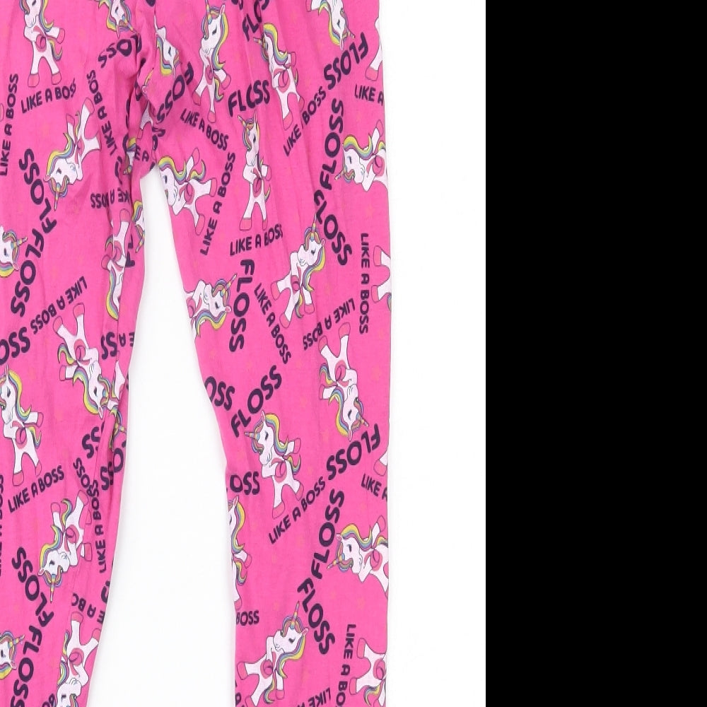 The Pyjama Factory Girls Pink    Pyjama Pants Size 9-10 Years