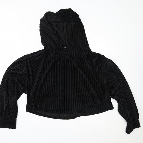 New Look Womens Black   Pullover Hoodie Size M