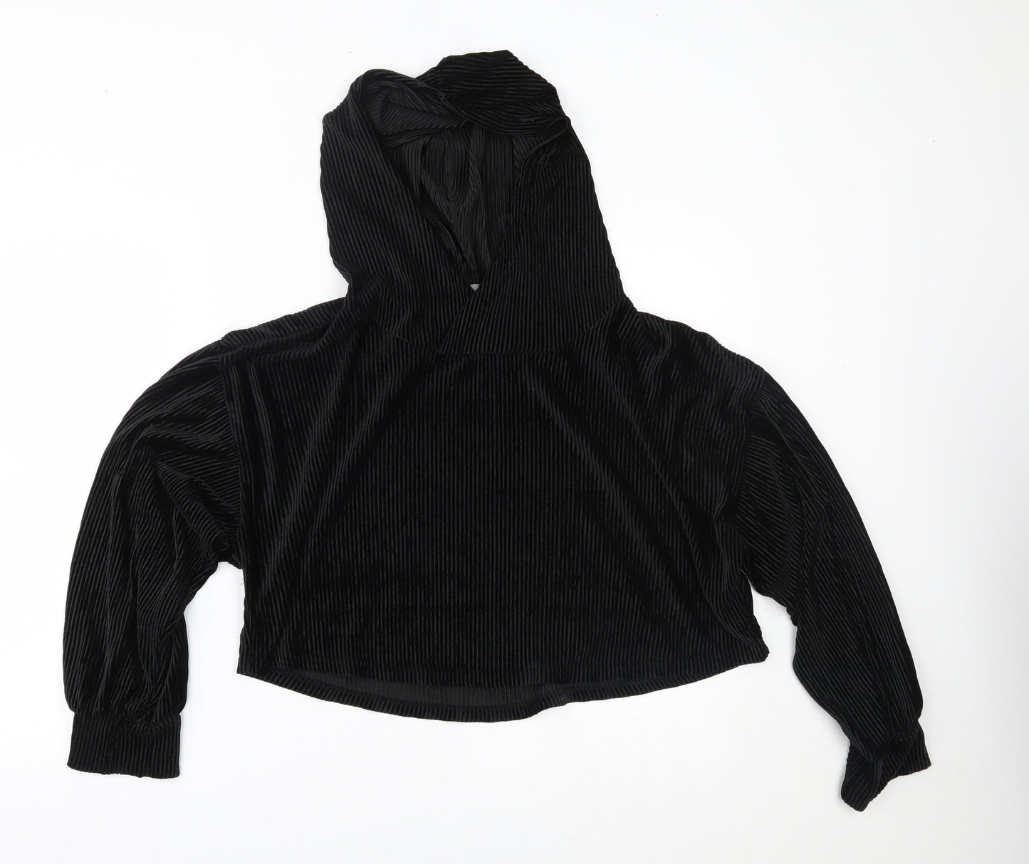 New Look Womens Black   Pullover Hoodie Size M