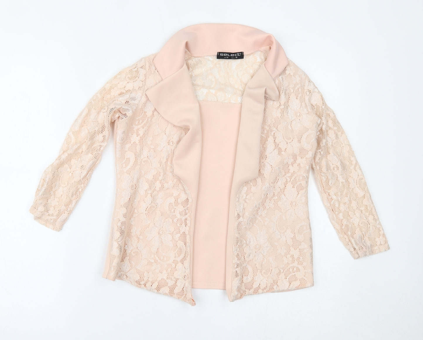 Select Womens Pink   Jacket Blazer Size 10