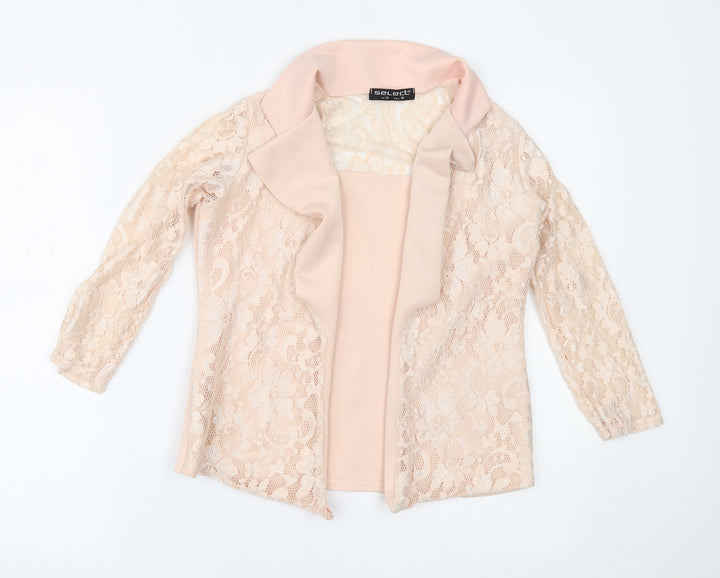 Select Womens Pink   Jacket Blazer Size 10