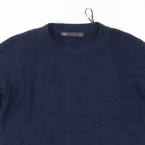 Marks and Spencer Womens Blue   Pullover Jumper Size 12