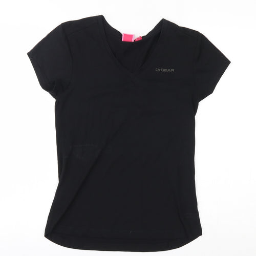 LA Gear Womens Black   Basic T-Shirt Size 6