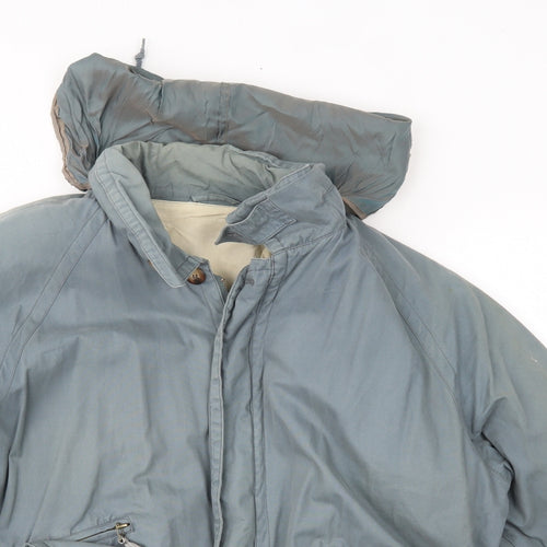 IQ Womens Blue   Overcoat Coat Size L