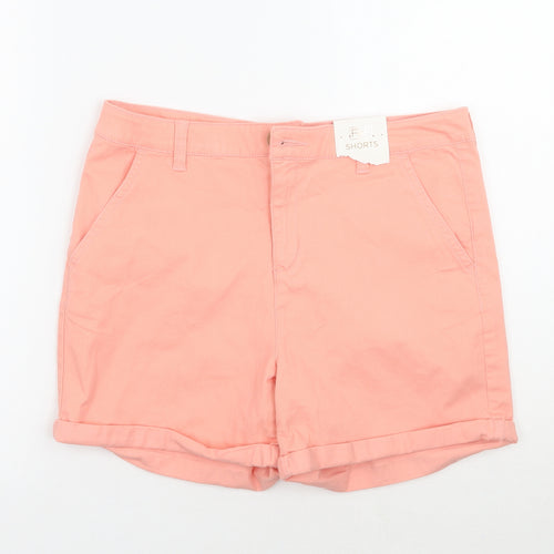 F&F Womens Pink   Cut-Off Shorts Size 10