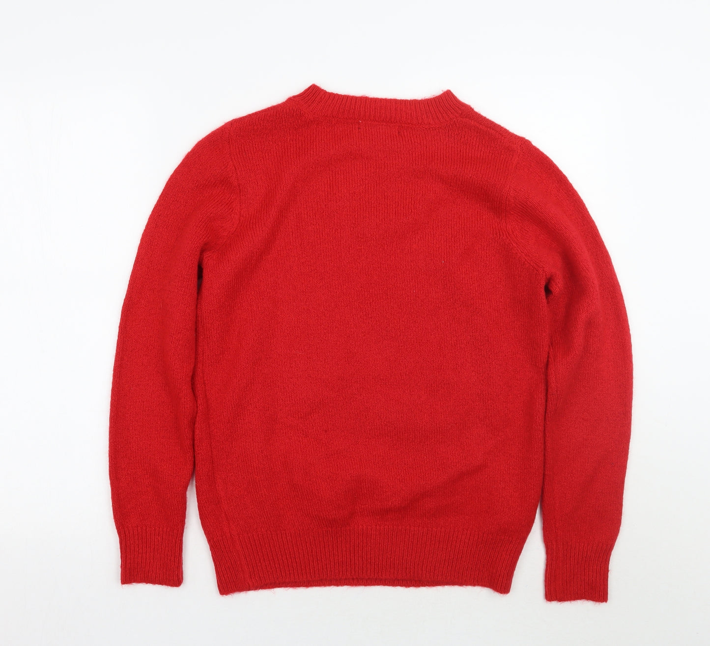 F&F Womens Red   Pullover Jumper Size 12  - Christmas