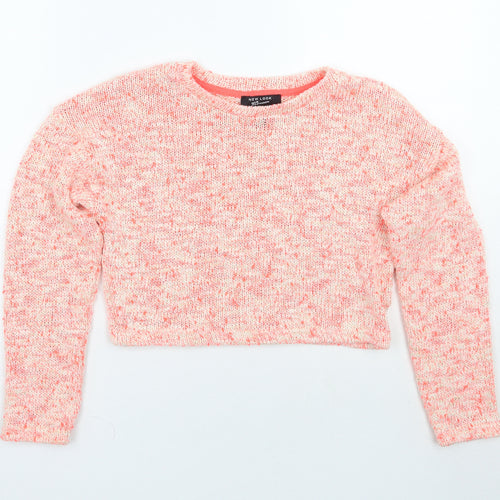 Newlook Girls Pink   Pullover Jumper Size 13 Years