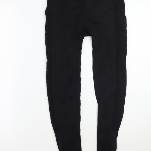 Workout Womens Black   Capri Leggings Size 12 L24.5 in