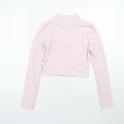 Graffic Womens Pink   Pullover Jumper Size M