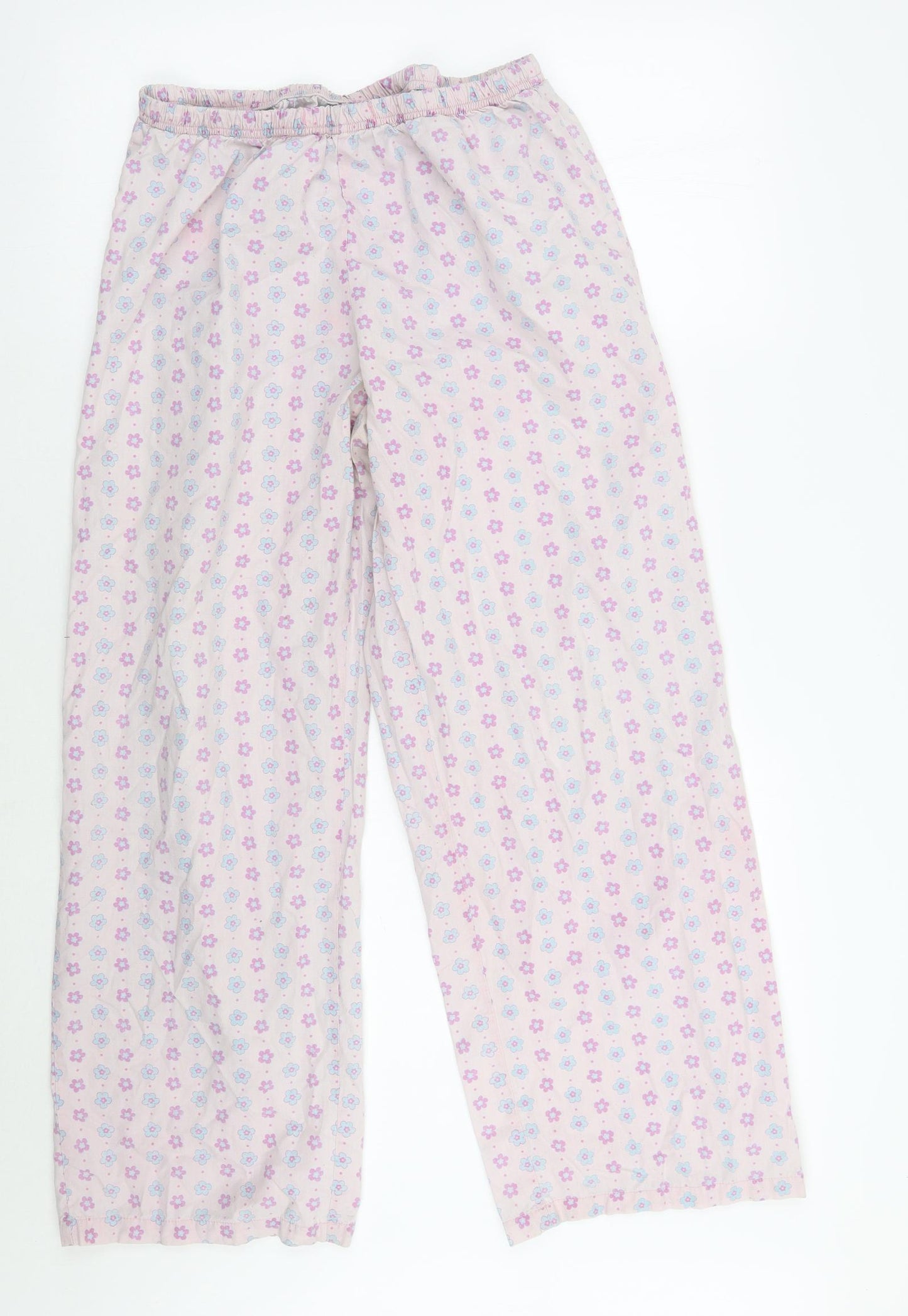 George Womens Pink Floral   Pyjama Pants Size 12