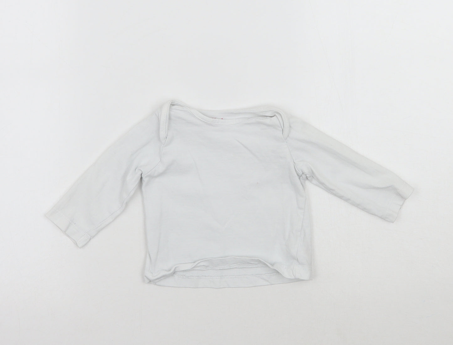 Lullaby Girls White   Basic T-Shirt Size 3-6 Months