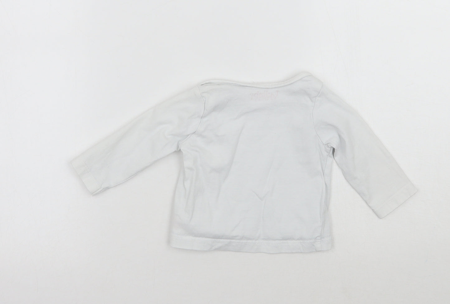 Lullaby Girls White   Basic T-Shirt Size 3-6 Months