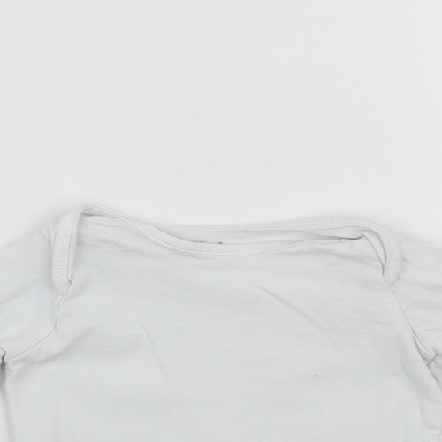 Lullaby Girls White   Basic T-Shirt Size 3-6 Months