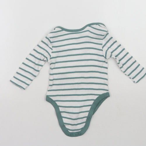 Disney Baby White Striped  Babygrow One-Piece Size 3-6 Months