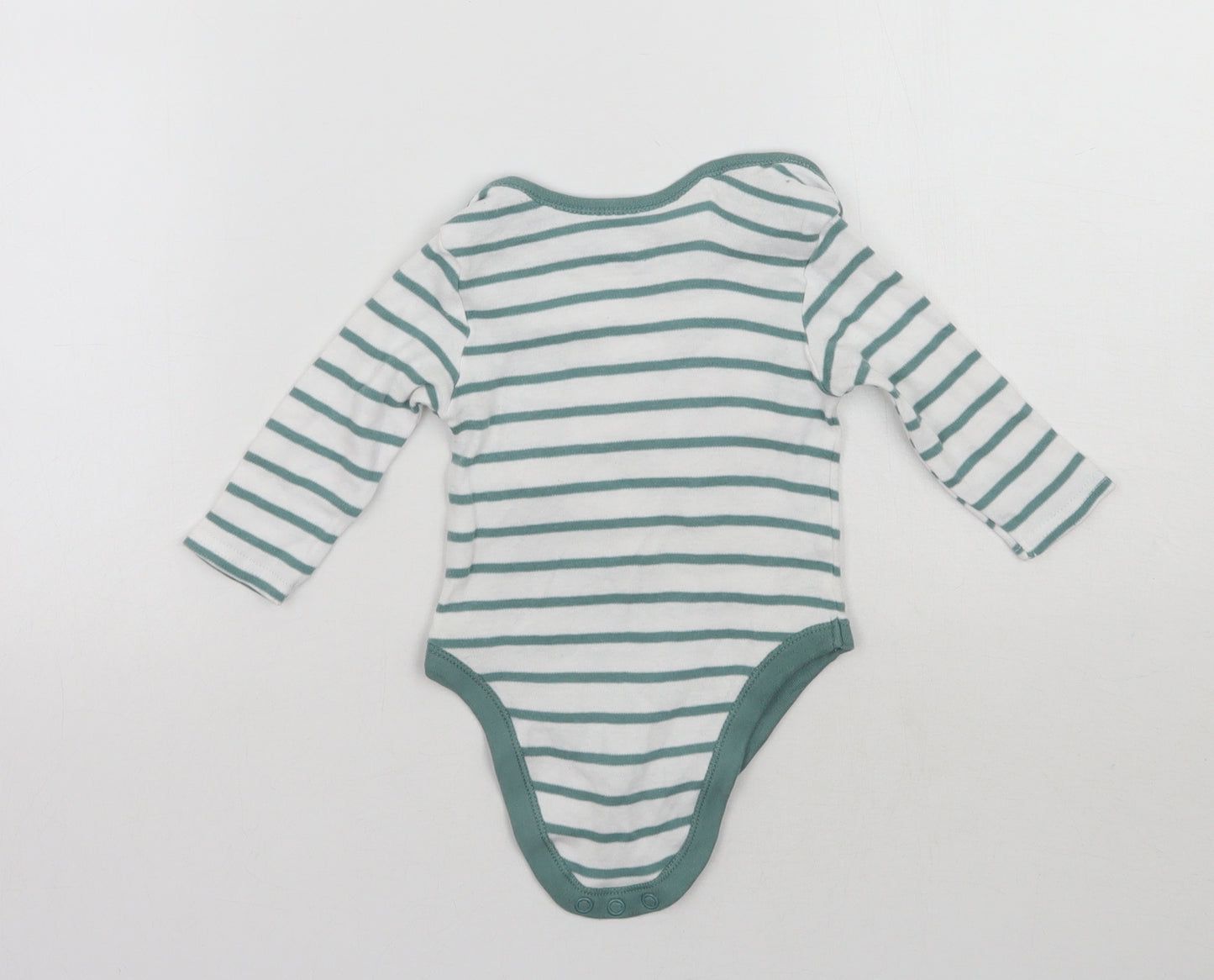 Disney Baby White Striped  Babygrow One-Piece Size 3-6 Months