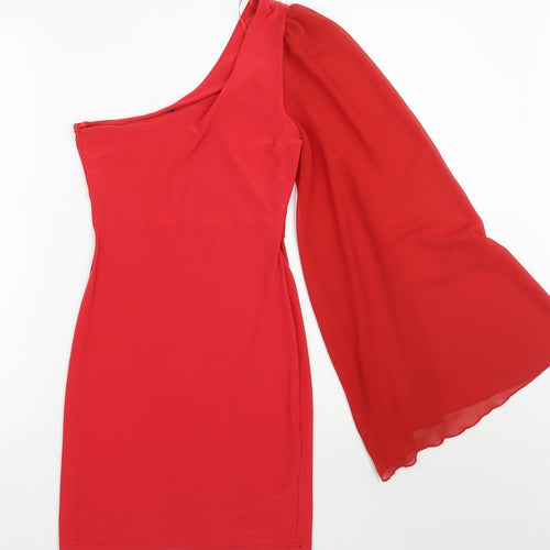 Rare Womens Red   A-Line  Size 8