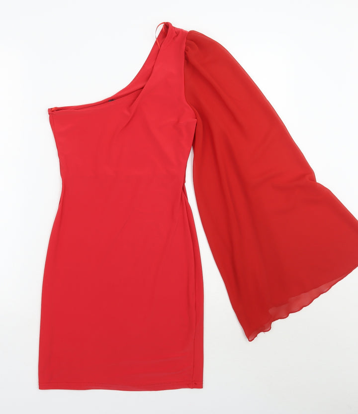 Rare Womens Red   A-Line  Size 8