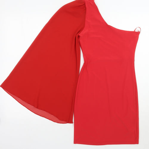 Rare Womens Red   A-Line  Size 8