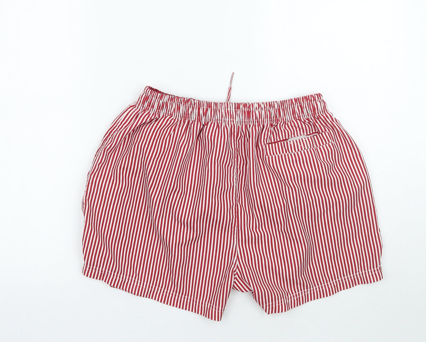 Twisted Soul Mens Red Striped  Bermuda Shorts Size L