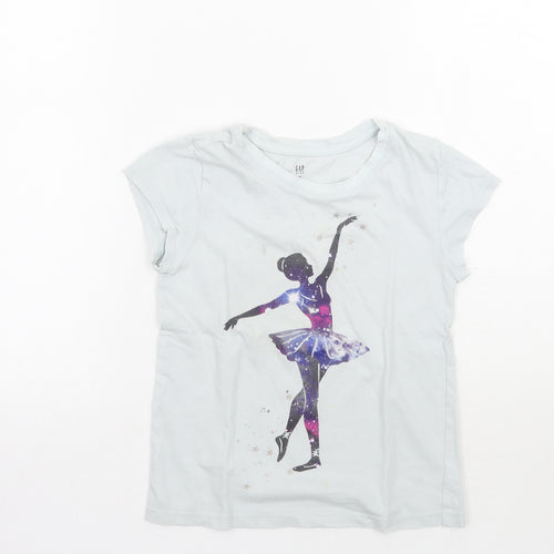 Gap Girls Blue  Rayon Basic T-Shirt Size M