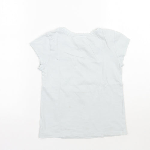 Gap Girls Blue  Rayon Basic T-Shirt Size M
