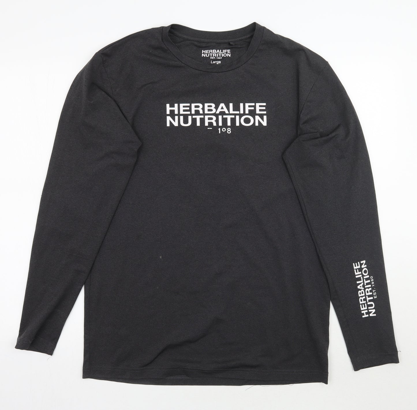 Herbalife Mens Grey    T-Shirt Size L
