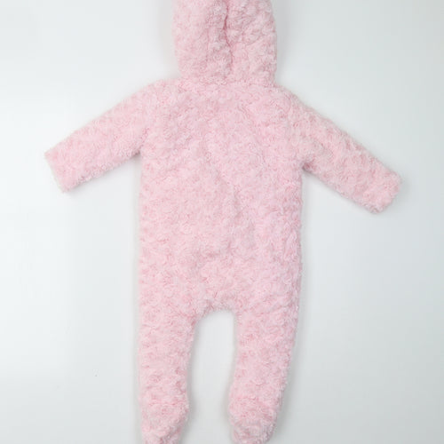 Rock & Bye Baby Pink    Snowsuit Size 6-9 Months