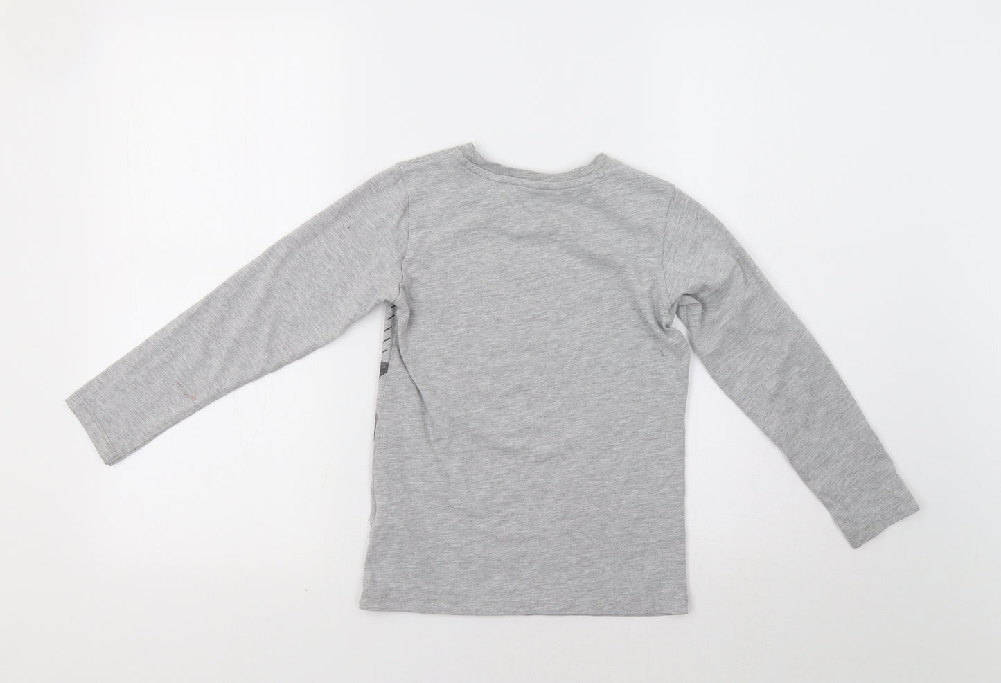 Blue Zoo Boys Grey   Basic T-Shirt Size 5-6 Years  - Motorbike