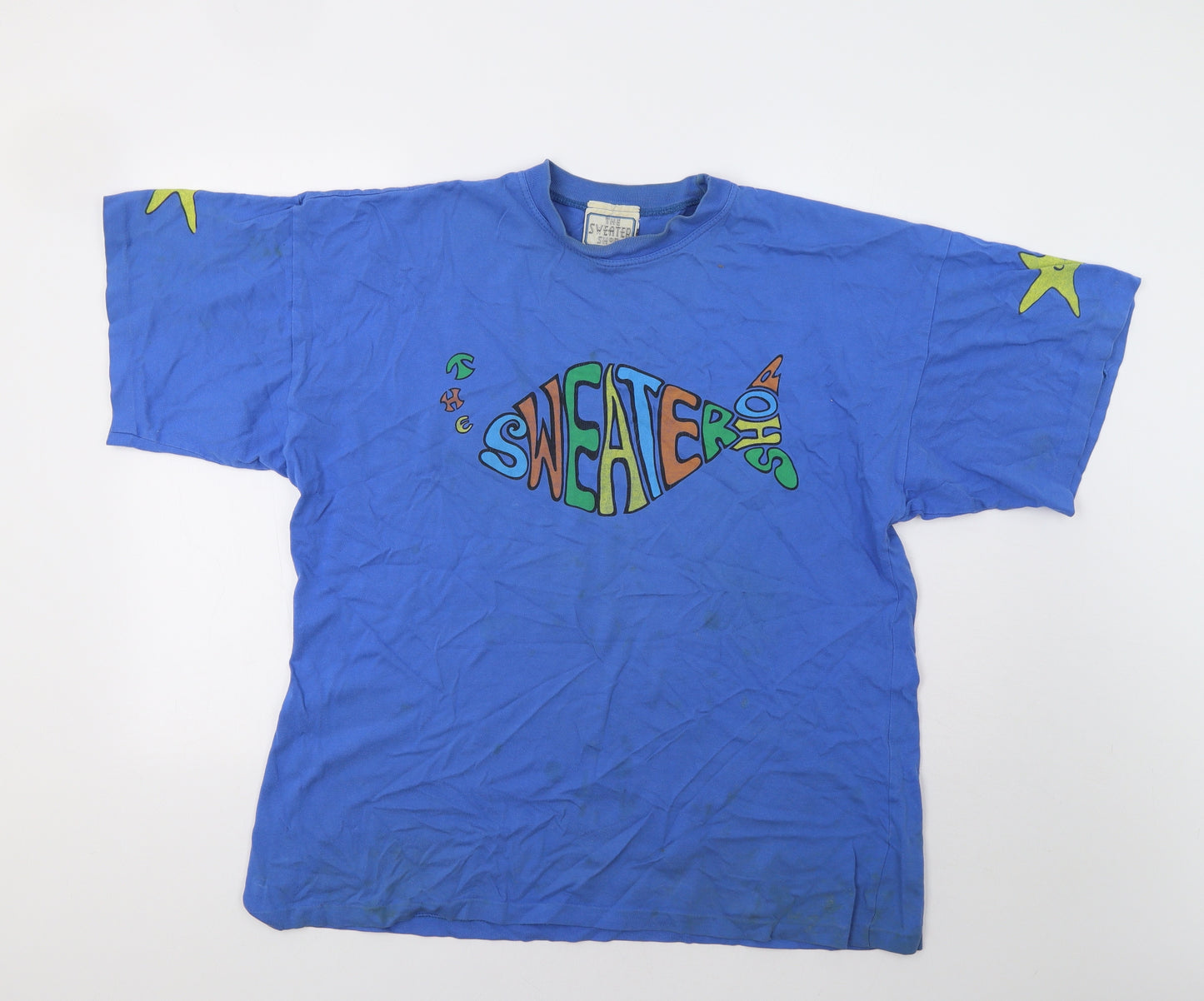 The Sweater Shop Mens Blue    T-Shirt Size L
