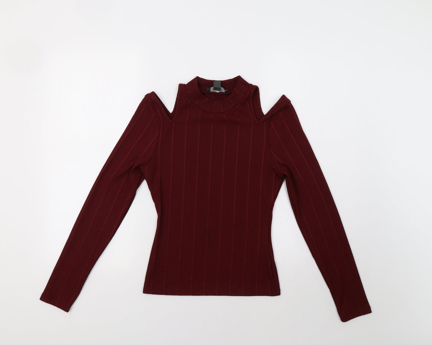 Primark Womens Purple   Basic Blouse Size XS  - Cold Shoulder