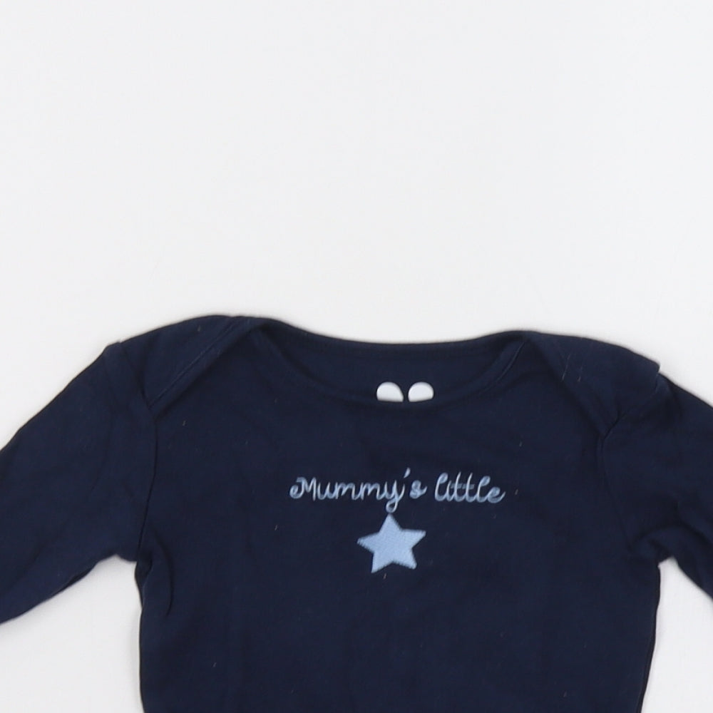 Very Baby Blue   Romper One-Piece Size 9-12 Months  - Star