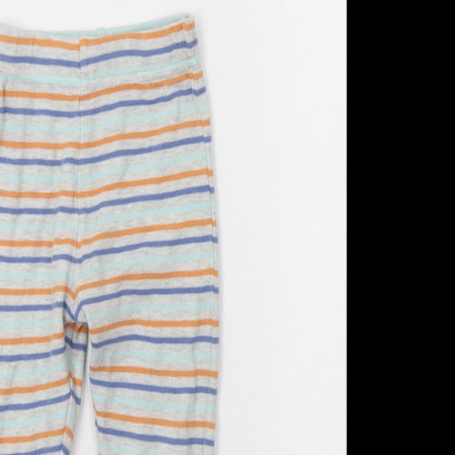 Very Baby Grey Striped   Pyjama Pants Size 12-18 Months