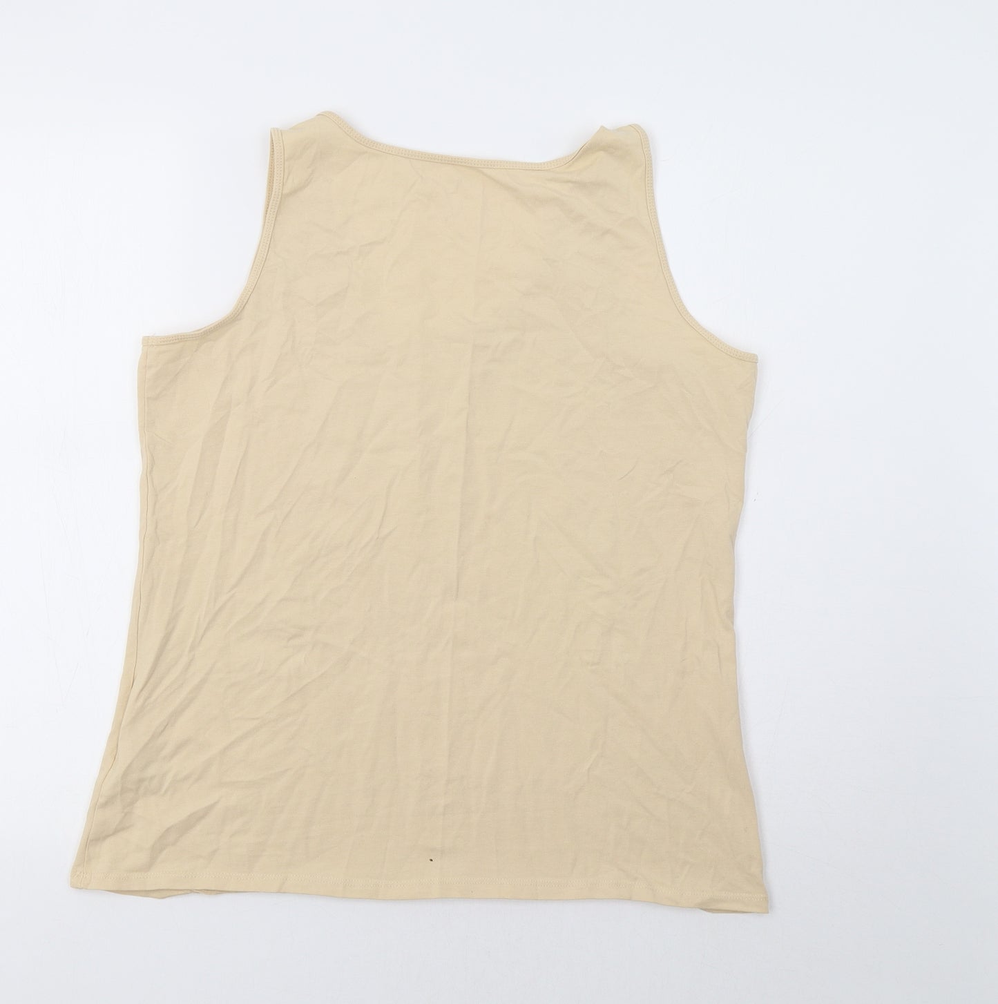 Primarl Womens Beige   Basic Tank Size XL