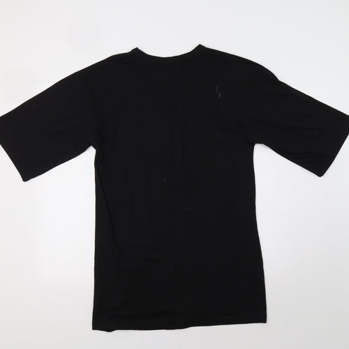 Boohoo Womens Black   T-Shirt Dress  Size 8